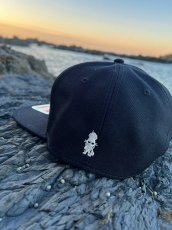 画像2: ★送料無料★エギマニ/3D刺繍OTTOフラットCAP【ブラック】 (2)