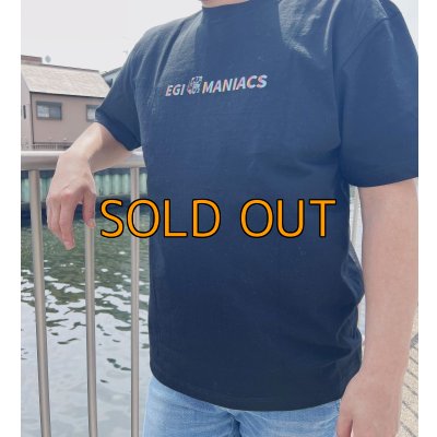 画像7: スクマニ×エギマニＴシャツ『 烏賊TRIVAL/Rainbow 』BLACK