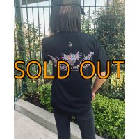 スクマニ×エギマニＴシャツ『 烏賊TRIVAL/Rainbow 』BLACK