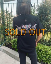 スクマニ×エギマニＴシャツ『 烏賊TRIVAL/Rainbow 』BLACK