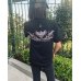 画像1: スクマニ×エギマニＴシャツ『 烏賊TRIVAL/Rainbow 』BLACK (1)