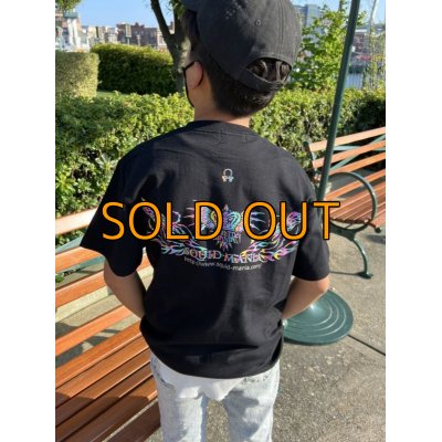 画像2: スクマニ×エギマニＴシャツ『 烏賊TRIVAL/Rainbow 』BLACK