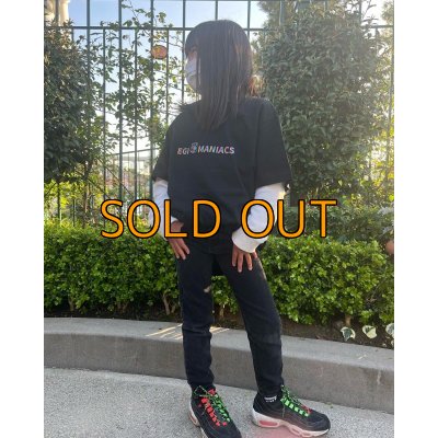 画像3: スクマニ×エギマニＴシャツ『 烏賊TRIVAL/Rainbow 』BLACK