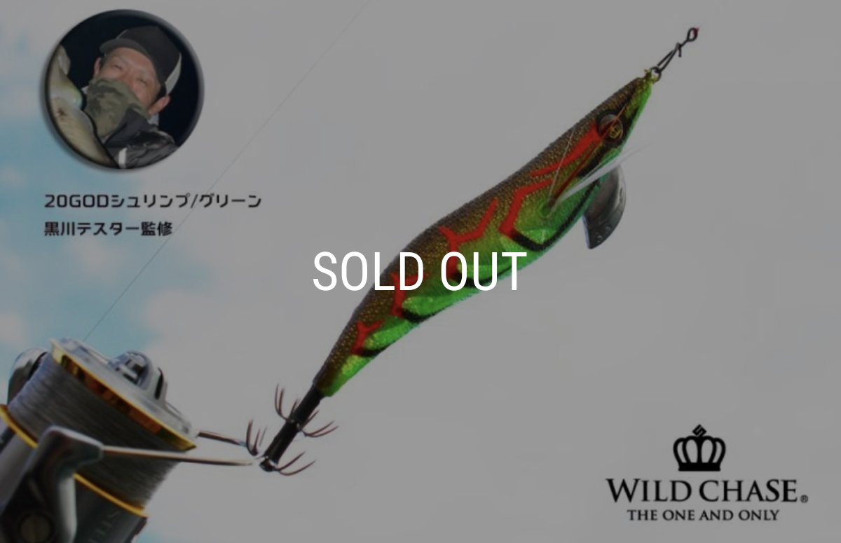 画像1: WILD CHASE 3.0号 GODシュリンプ/グリーン（#20） [黒川テスター監修] (1)