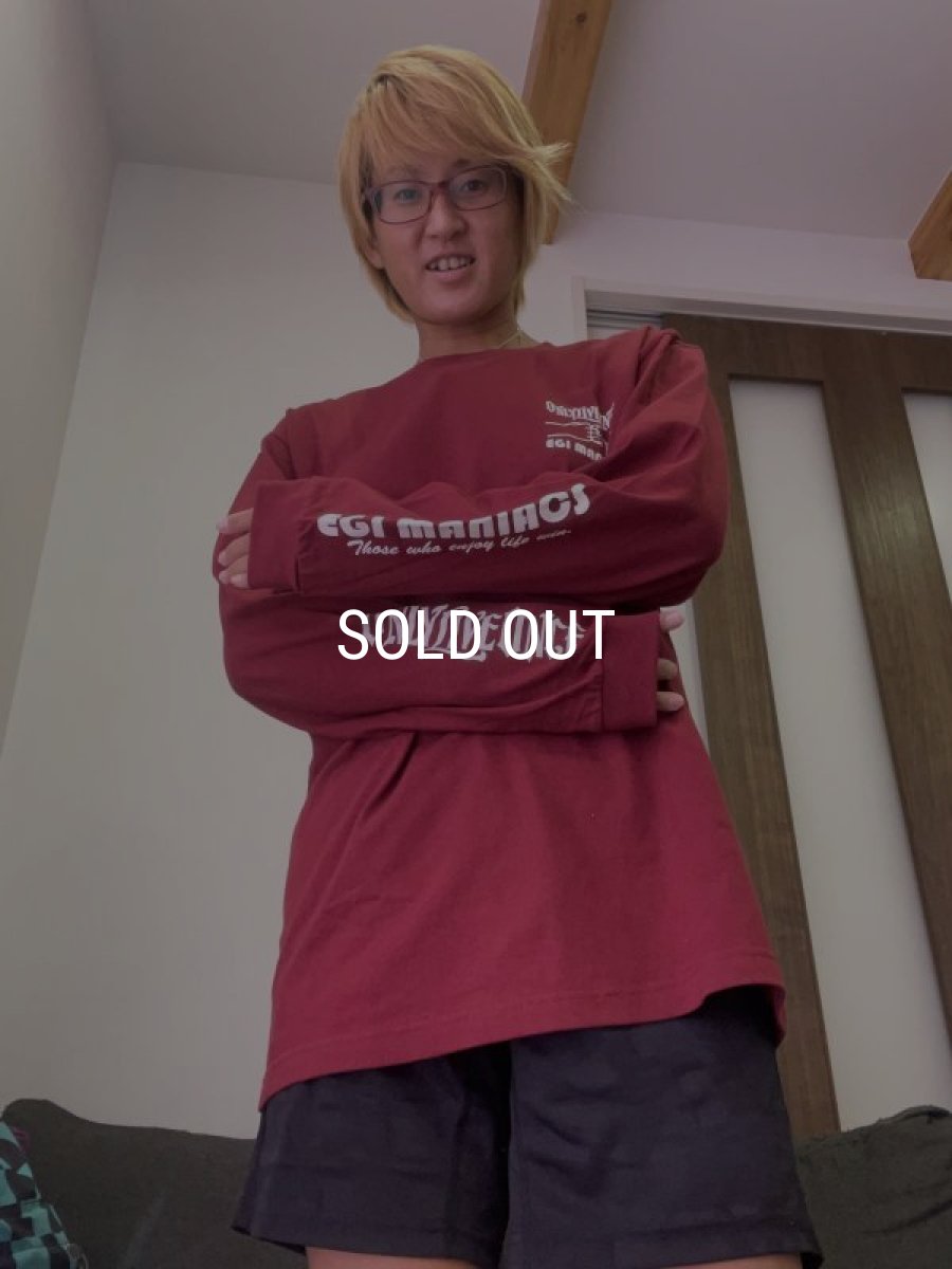 画像10: 受注生産  EGI MANIACS / ONLY LIVE ONCE 『 初コラボロンTシャツ』グータッチ (10)