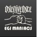 画像1: 受注生産  EGI MANIACS / ONLY LIVE ONCE 『 初コラボロンTシャツ』グータッチ (1)