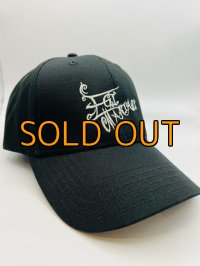 ★エギマニ『魅黒発売記念』/トライバル刺繍CAP【BLACK/SILVER】限定８個