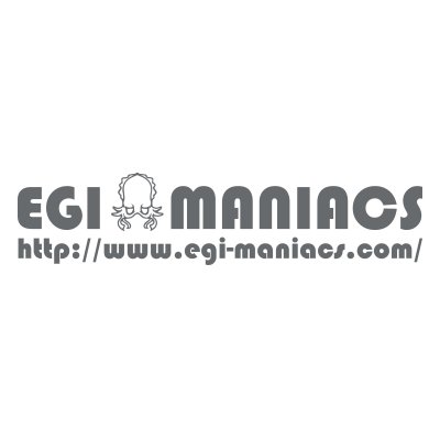 画像2: EGI MANIACS カッティングステッカーW60