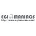 画像2: EGI MANIACS カッティングステッカーW60 (2)