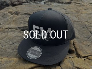 ☆送料無料☆エギマニ/EM刺繍スナップバックフラットメッシュCAP