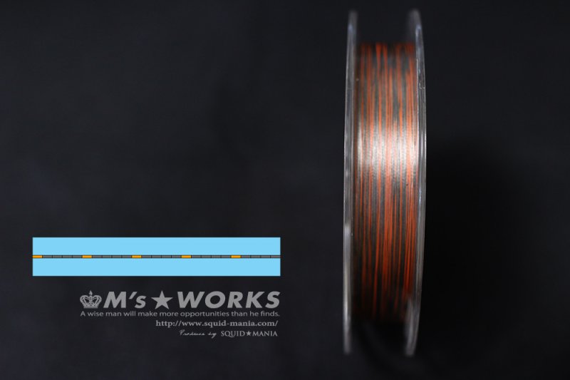 新規格 X8-PE 0.5-220m ORANGE＆SMOKE SHIELD【1m-80cmSS/20cmOR