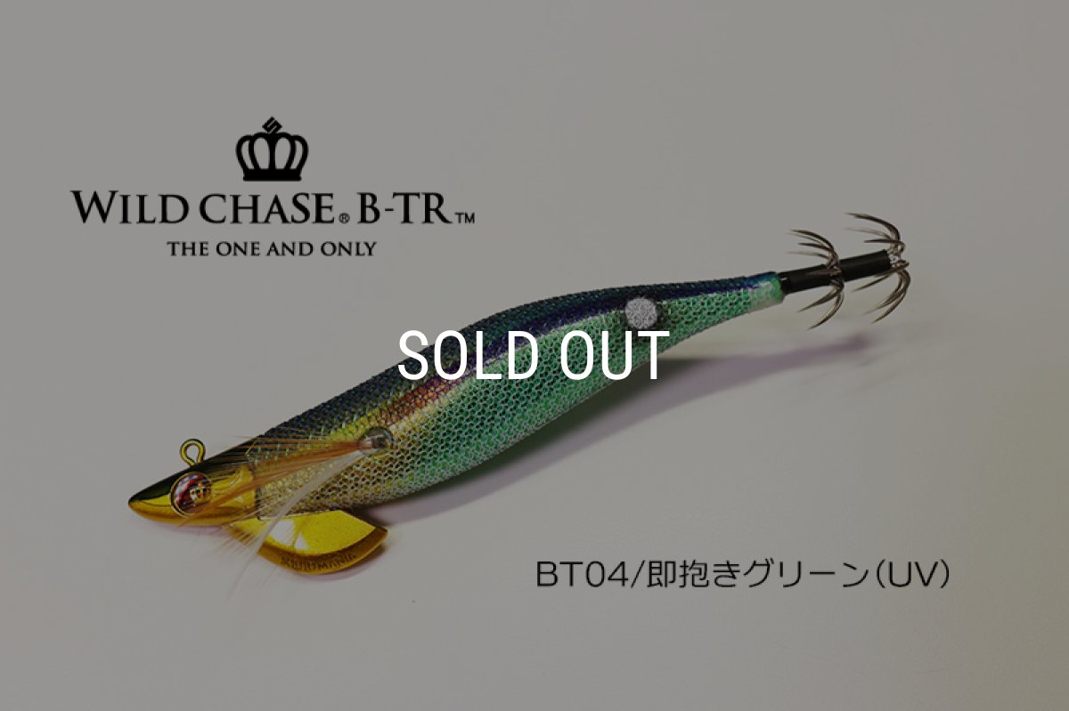 画像1: WILD CHASE/B-TR 3.5号 30ｇ/BT04/即抱きグリーン(UV) (1)