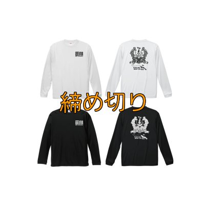 画像6: 受注生産  EGI MANIACS 『イカリ波ロゴ』シルキーロングTシャツ