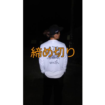 画像3: 受注生産  EGI MANIACS 『イカリ波ロゴ』シルキーロングTシャツ