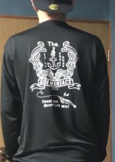 画像5: 受注生産  EGI MANIACS 『イカリ波ロゴ』シルキーロングTシャツ (5)