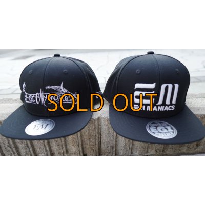 画像7: ★送料無料★エギマニ完全オリジナル/トライバル刺繍/スナップバックフラットCAPデザインII【ツバ裏プリント有】