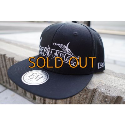 画像5: ★送料無料★エギマニ完全オリジナル/トライバル刺繍/スナップバックフラットCAPデザインII【ツバ裏プリント有】