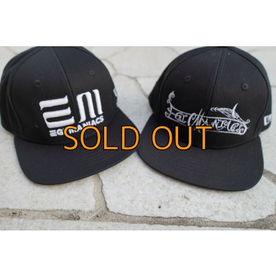 画像6: ★送料無料★エギマニ完全オリジナル/トライバル刺繍/スナップバックフラットCAPデザインII【ツバ裏プリント有】