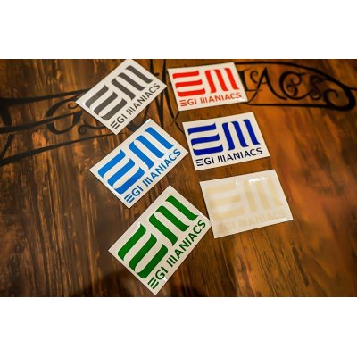画像3: 数量限定 【EM】カラフルカッティングステッカーW110
