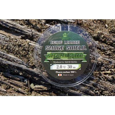 画像5: 【STEALTH GREEN】SMOKE SHIELDショックリーダー30ｍ/ 1.75号〜3.0号エギマニ特注