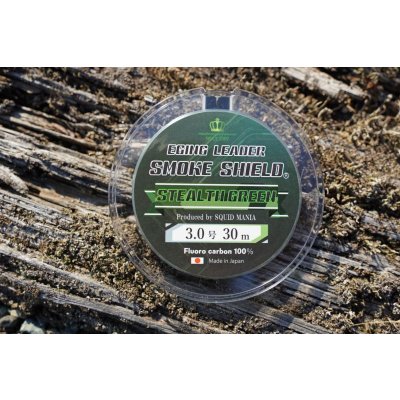 画像7: 【STEALTH GREEN】SMOKE SHIELDショックリーダー30ｍ/ 1.75号〜3.0号エギマニ特注