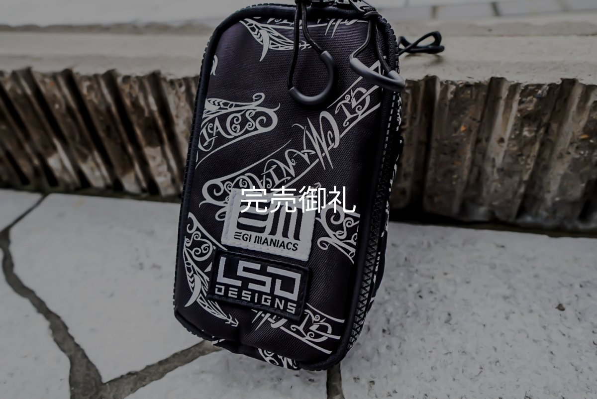 画像1: 特注仕様 L.S.D.×EGI MANIACS フィッシングポーチM/ダブル (1)