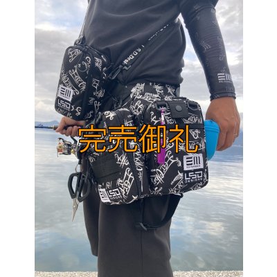 画像10: 特注仕様 L.S.D.×EGI MANIACS フィッシングポーチM/ダブル