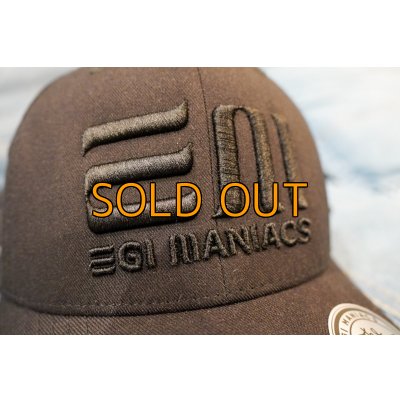 画像8: ★送料無料★エギマニ EM 3D刺繍/ストレッチキャップ(黒刺繍)