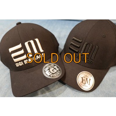 画像6: ★送料無料★エギマニ EM 3D刺繍/ストレッチキャップ(シルバー刺繍)