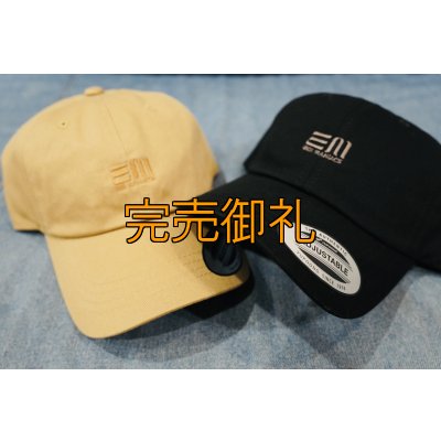 画像3: ★送料無料★エギマニ EM 刺繍/カジュアルキャップ(ベージュ)
