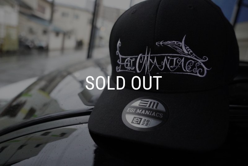 ☆送料無料☆エギマニ トライバル刺繍 /ストレッチ強キャップ - EGI