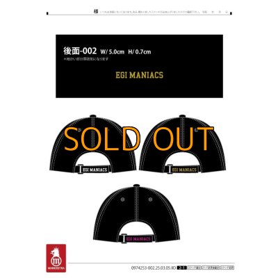 画像6: ★送料無料★エギマニ EMクロスロゴ 3D刺繍/撥水ストレッチキャップ
