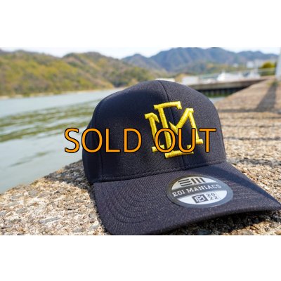 画像4: ★送料無料★エギマニ EMクロスロゴ 3D刺繍/撥水ストレッチキャップ