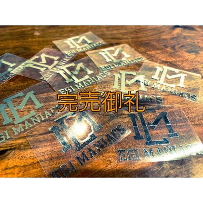 画像1: 数量限定 【EM】メッキカッティングステッカーW110
