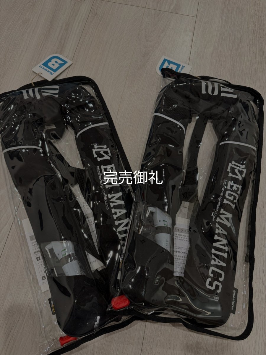 画像8: エギマニ新CORDURAライフベスト 国土交通省型式承認品【別注ブルーストーム】 (8)