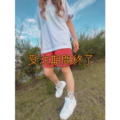 画像3: 受注生産 初ショート丈 立体刺繍EMクロスハーフパンツ