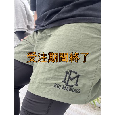 画像16: 受注生産 初ショート丈 立体刺繍EMクロスハーフパンツ