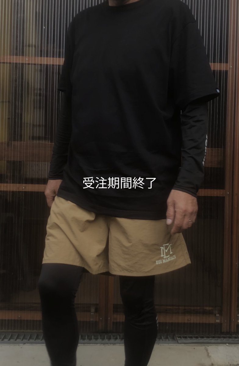 画像5: 受注生産 初ショート丈 立体刺繍ＥＭクロスハーフパンツ (5)