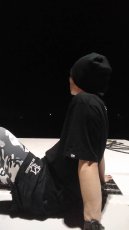 画像9: 受注生産 初ショート丈 立体刺繍ＥＭクロスハーフパンツ (9)
