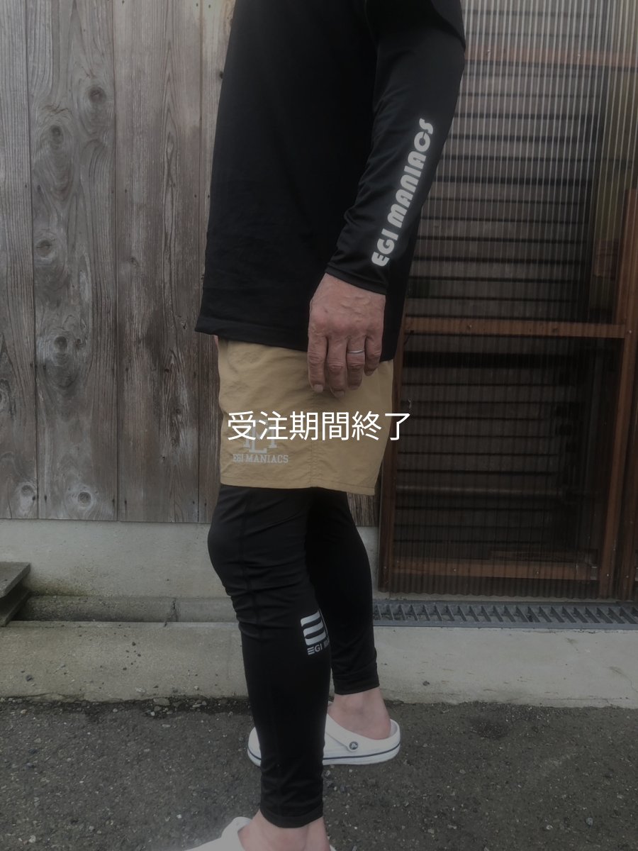 画像6: 受注生産 初ショート丈 立体刺繍ＥＭクロスハーフパンツ (6)