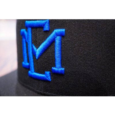 画像3: ★送料無料★ＥＭクロス３Ｄ刺繍ストレッチフラットキャップ