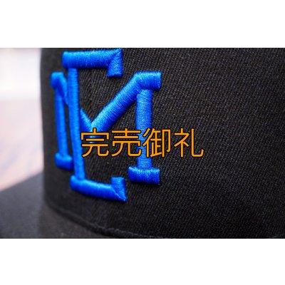 画像3: ★送料無料★ＥＭクロス３Ｄ刺繍ストレッチフラットキャップ