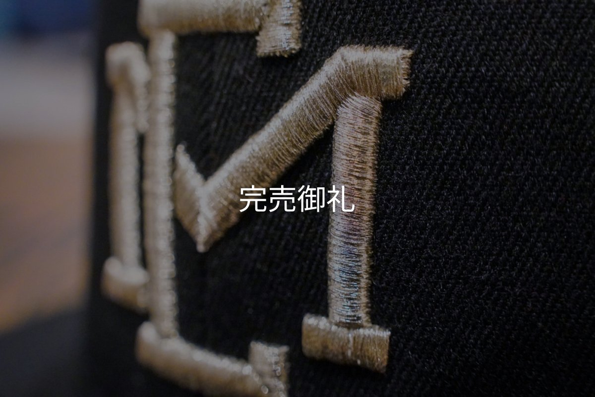 画像15: ★送料無料★ＥＭクロス３Ｄ刺繍ストレッチフラットキャップ (15)
