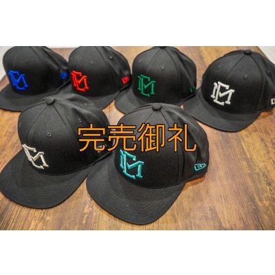 画像1: ★送料無料★ＥＭクロス３Ｄ刺繍ストレッチフラットキャップ
