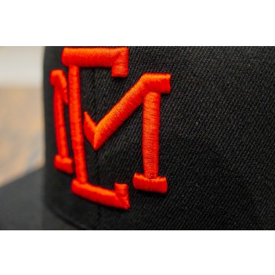 画像6: ★送料無料★ＥＭクロス３Ｄ刺繍ストレッチフラットキャップ