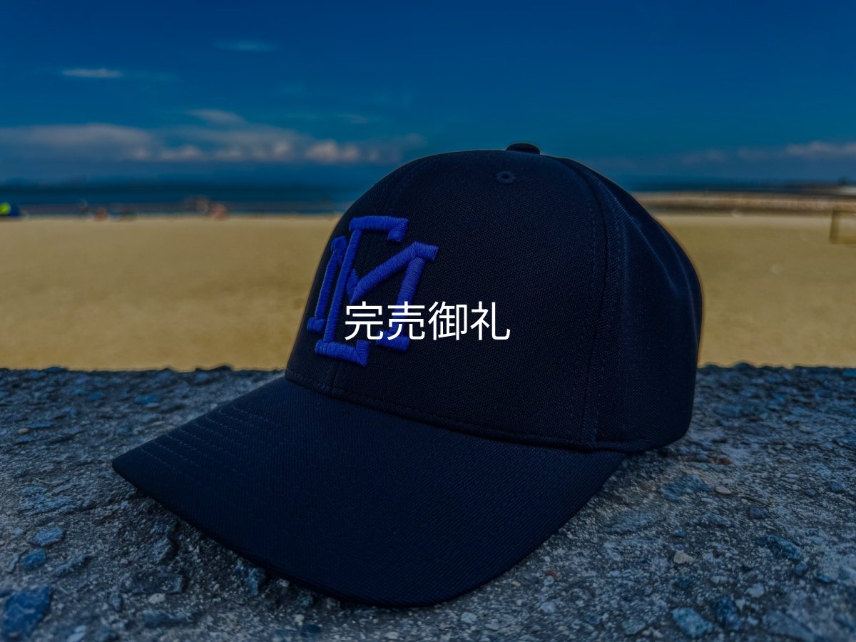 画像2: ★送料無料★ＥＭクロス３Ｄ刺繍ストレッチ/カーブCAP (2)