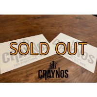 数量限定 【CRAYNOS】カッティングステッカー