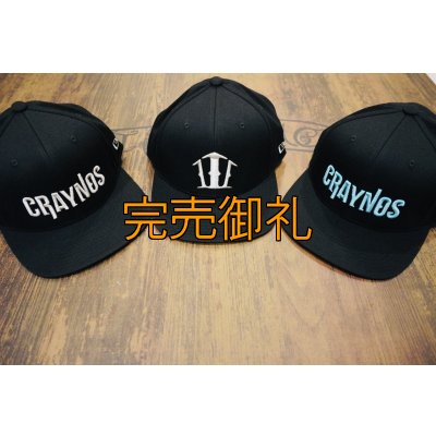 画像1: ★送料無料★CRAYNOS  3D刺繍/フラットストレッチキャップ