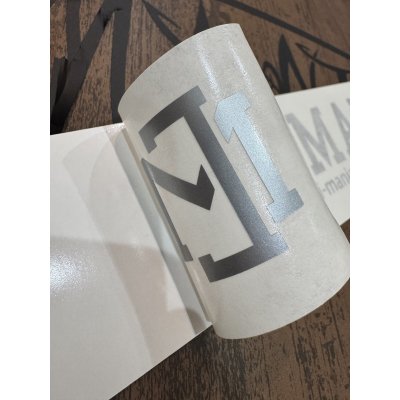 画像2: 【エギマニ】カッティングステッカー/W300/SILVER