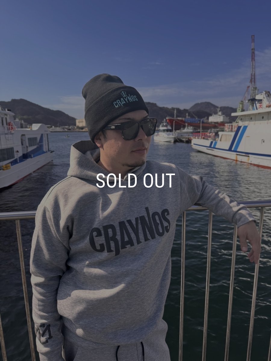 画像2: CRAYNOS刺繍オリジナルニット帽 (2)